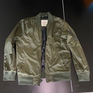 Army Green Bomber Jacket Size M